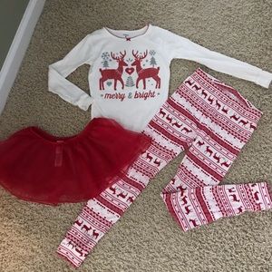 Holiday Carters PJs sz8